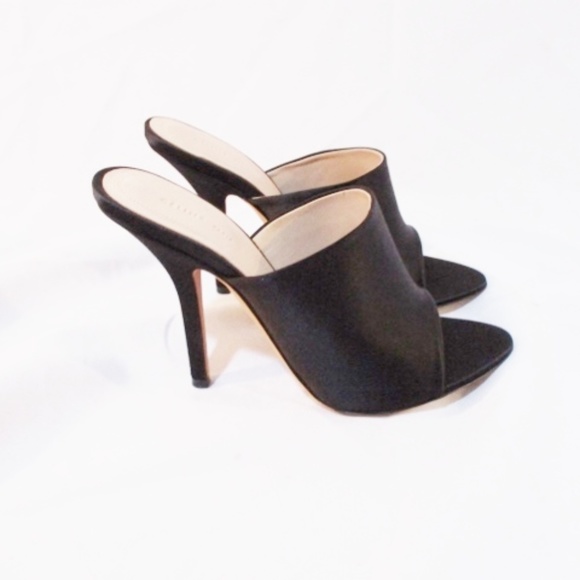 NEW CELINE PARIS ITALY Open Toe Shoe Slide Mule - Picture 2 of 7